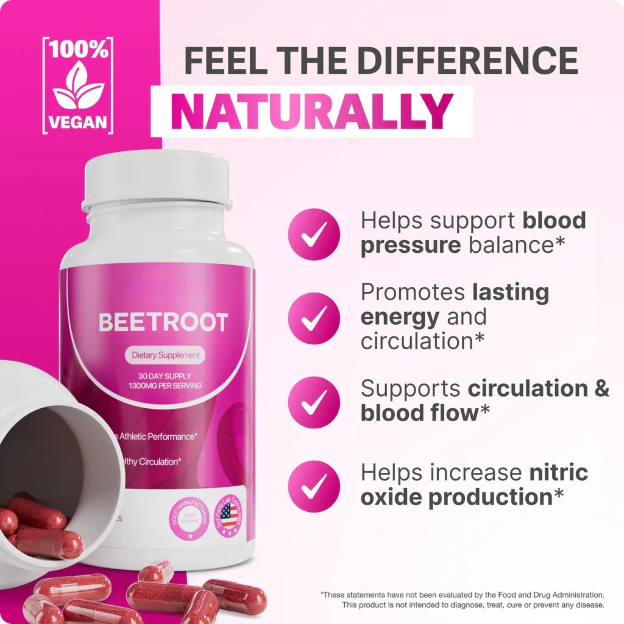 Herbitta Beetroot — 1,300mg of Pure Circulation Support in Every Serving* - Herbitta